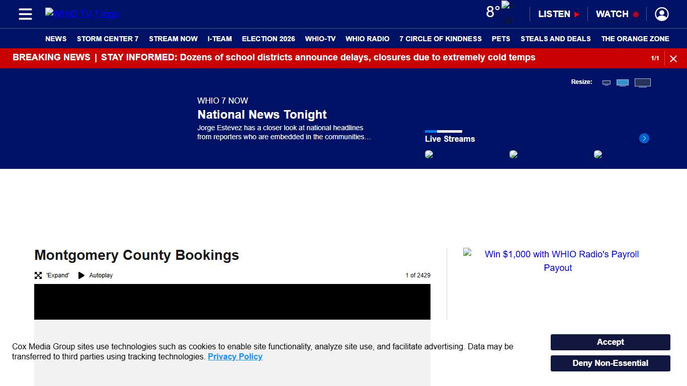 Montgomery County Inmates – WHIO TV 7 and WHIO Radio